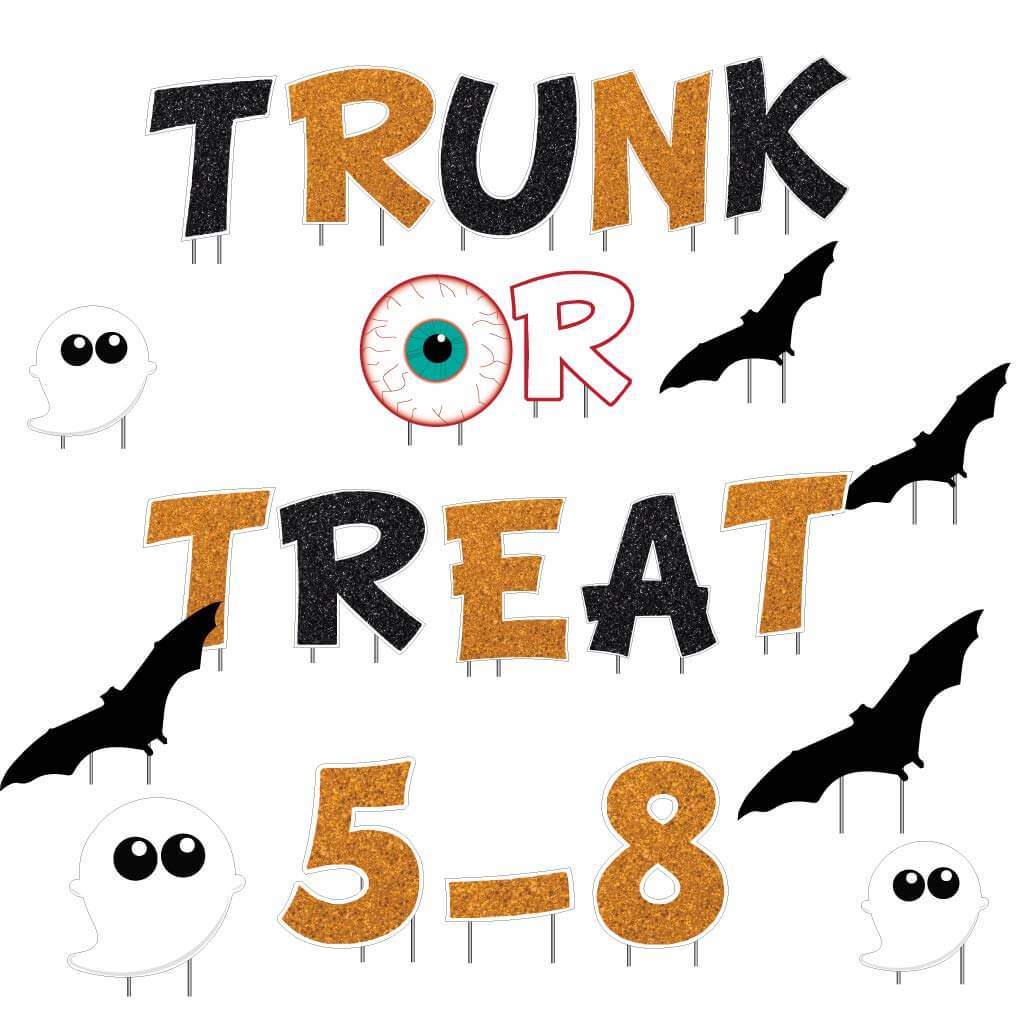Trunk or Treat Halloween Yard Decorations - 22 piece set - Image 2
