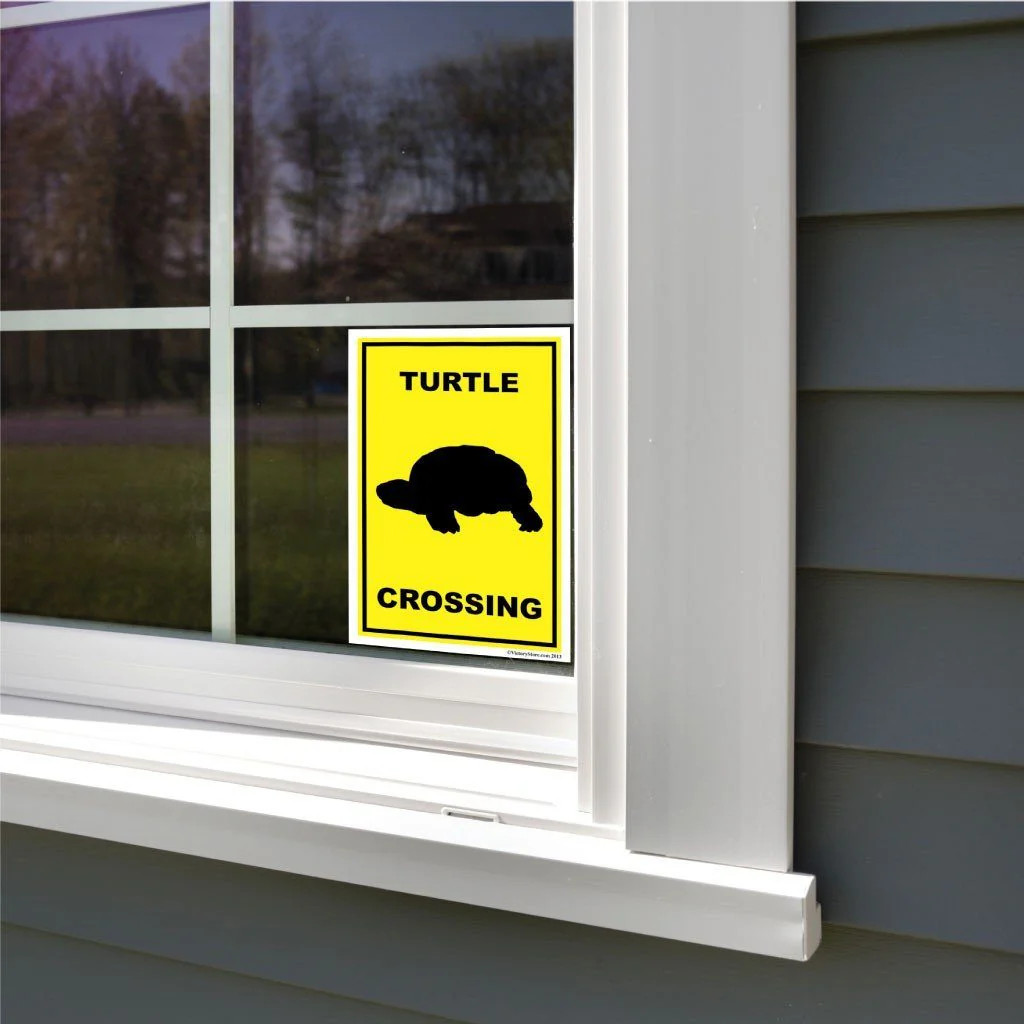 Turtle Crossing Sign or Sticker - Image 8