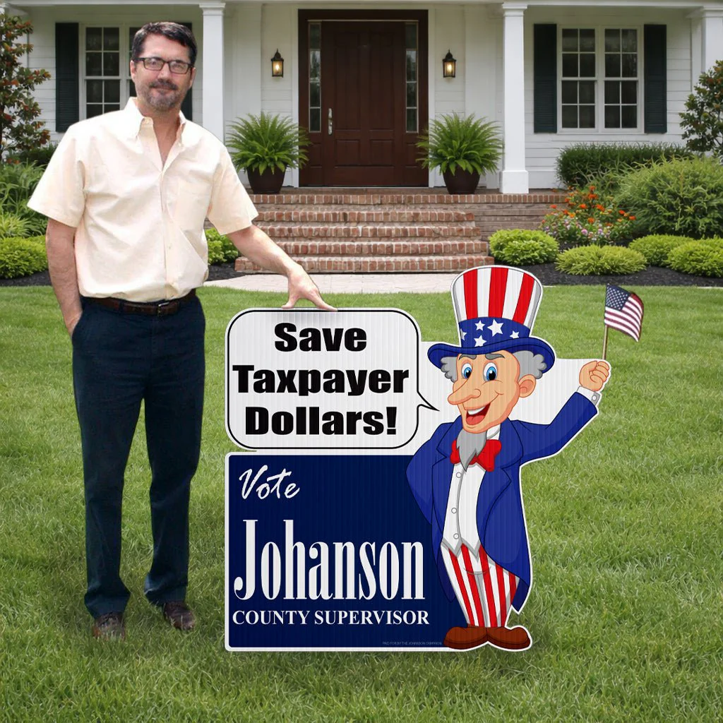 Uncle Sam Yard Sign