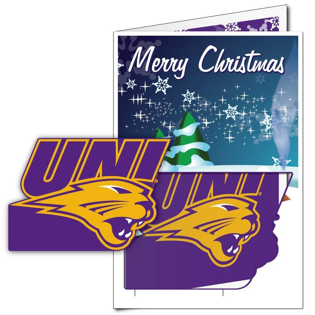 2'x3' Giant UNI Christmas Greeting Card & Yard Sign - Image 3