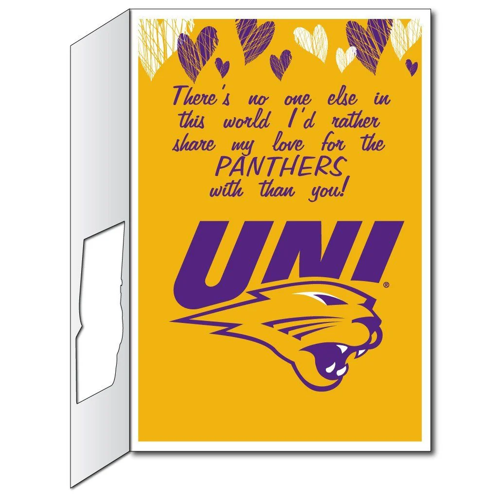 2'x3' Giant UNI Valentines Greeting Card & Yard Sign - Image 2