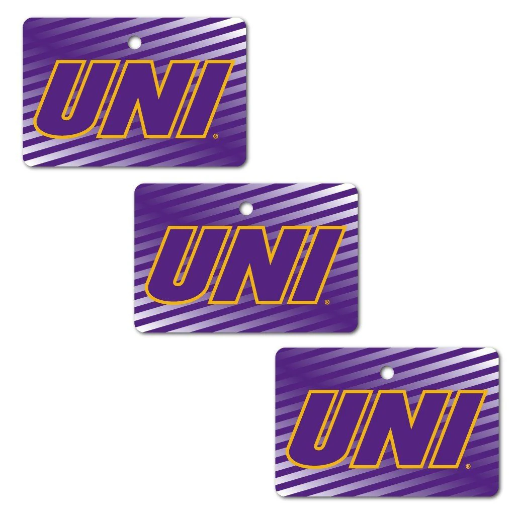 University of Northern Iowa Ornament Set of 3 Rectangle Shapes - Image 2