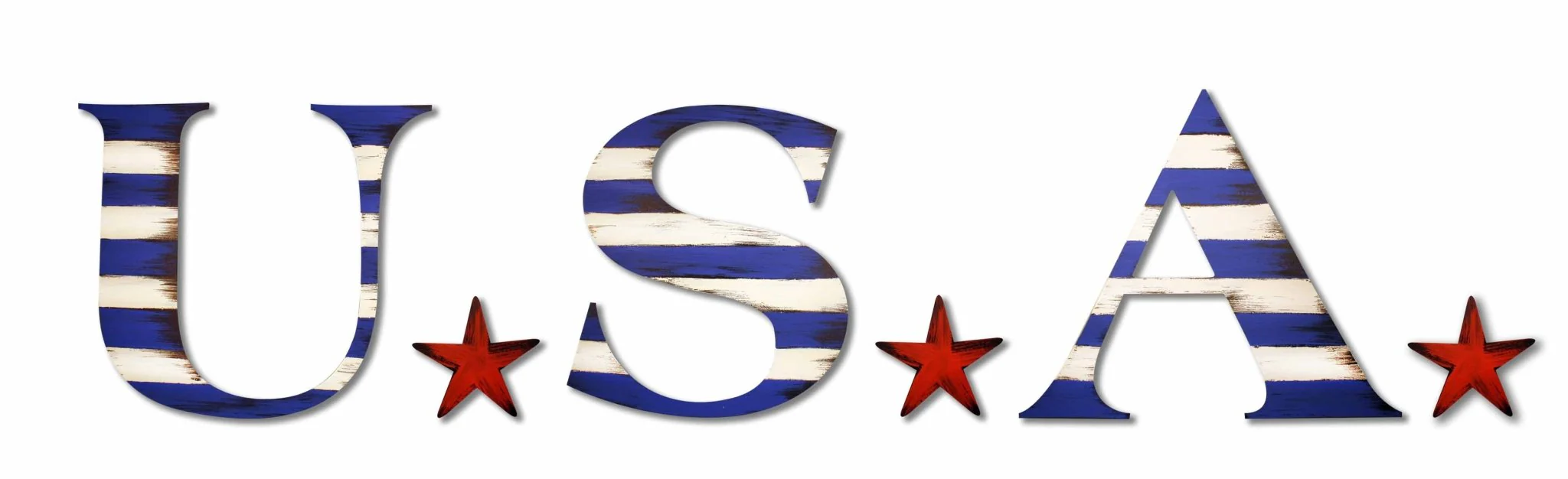Hand Painted USA Wall Decor - Image 4