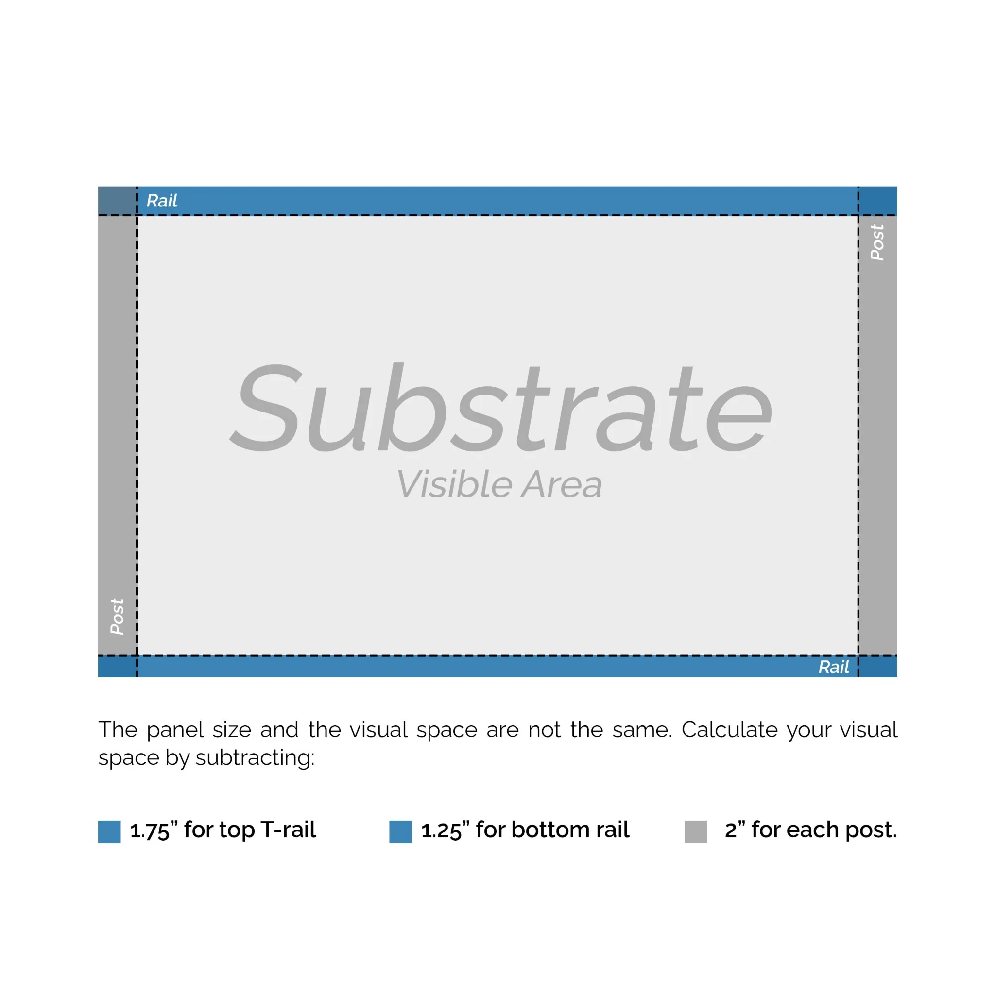 Standard Vinyl Sign Frame Kit - Image 4