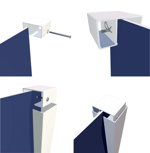 Vinyl Single Rail Sign Frame Kit - Image 3