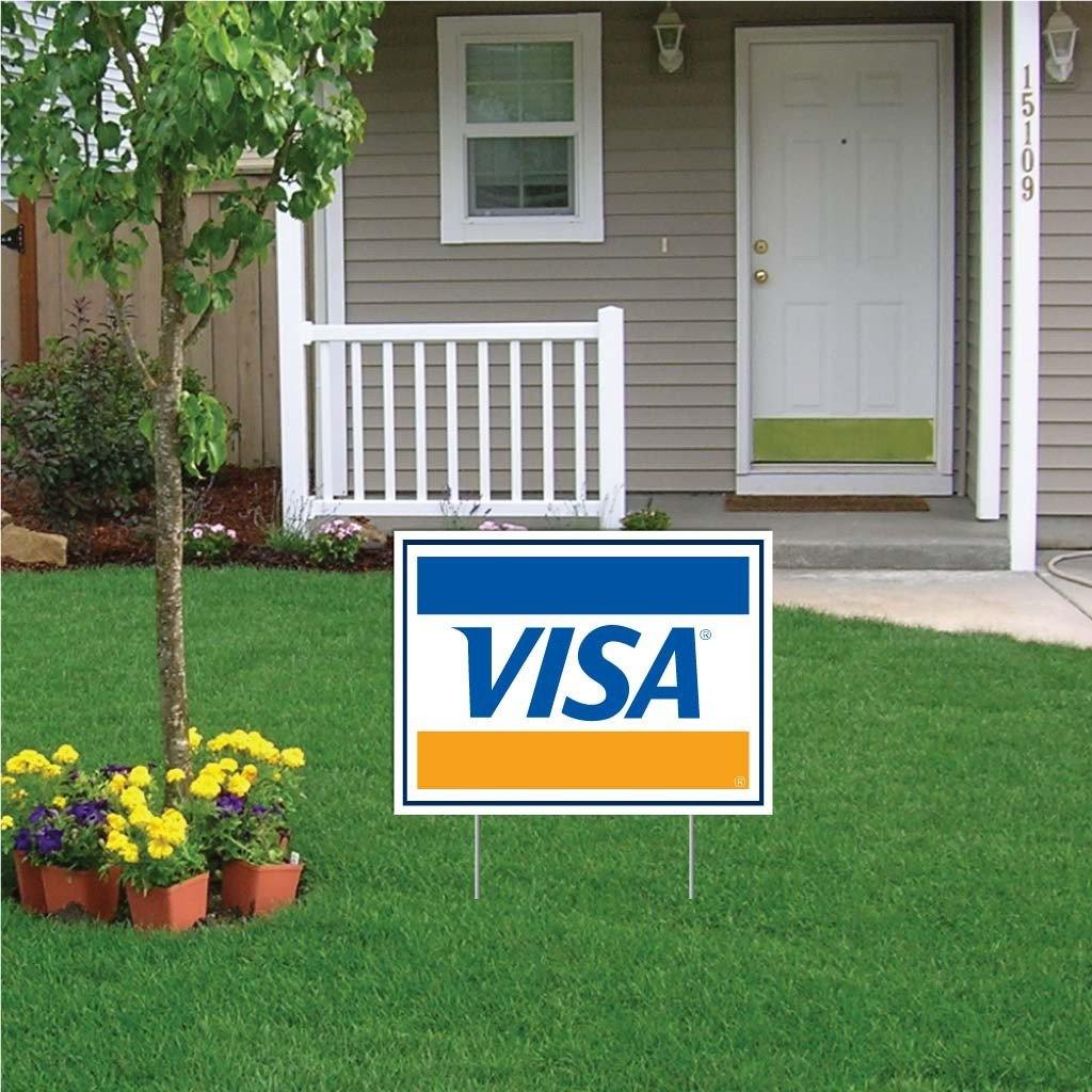 Visa Credit Card Sign or Sticker - #4 - Image 3