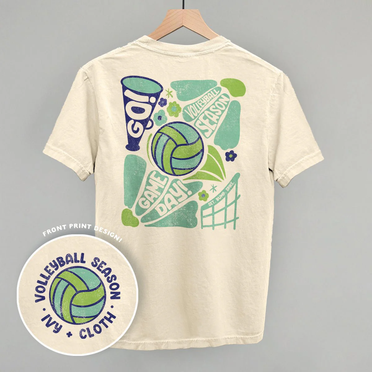 Volleyball Season Doodles (Back Print) - Image 2