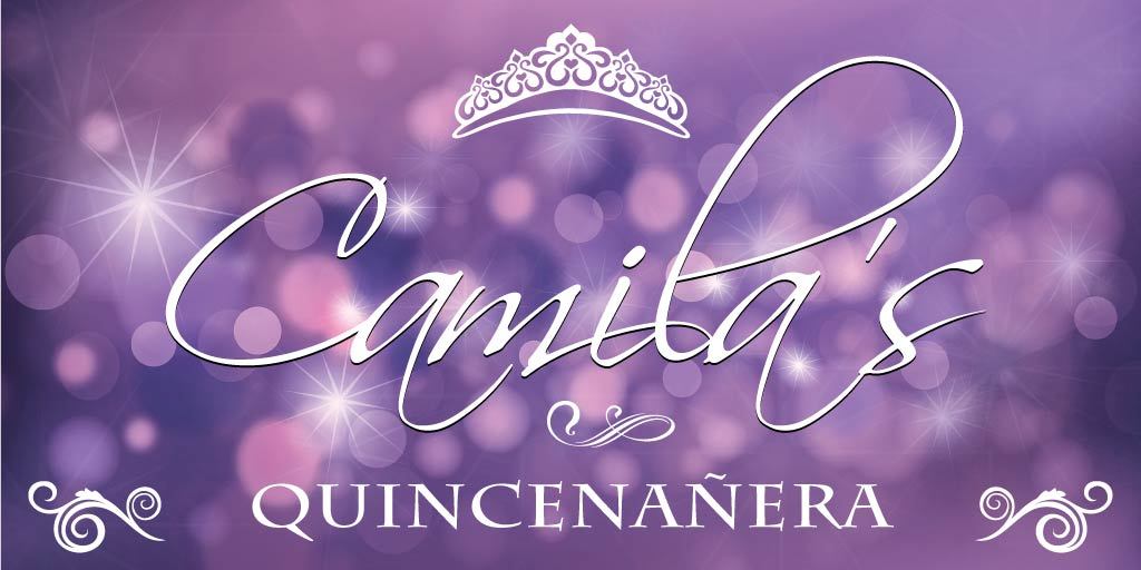 Quinceañera Tiara and Sparkle Banner - Image 4