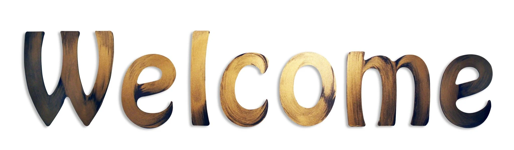 Hand Painted Welcome Wall Word - Image 3