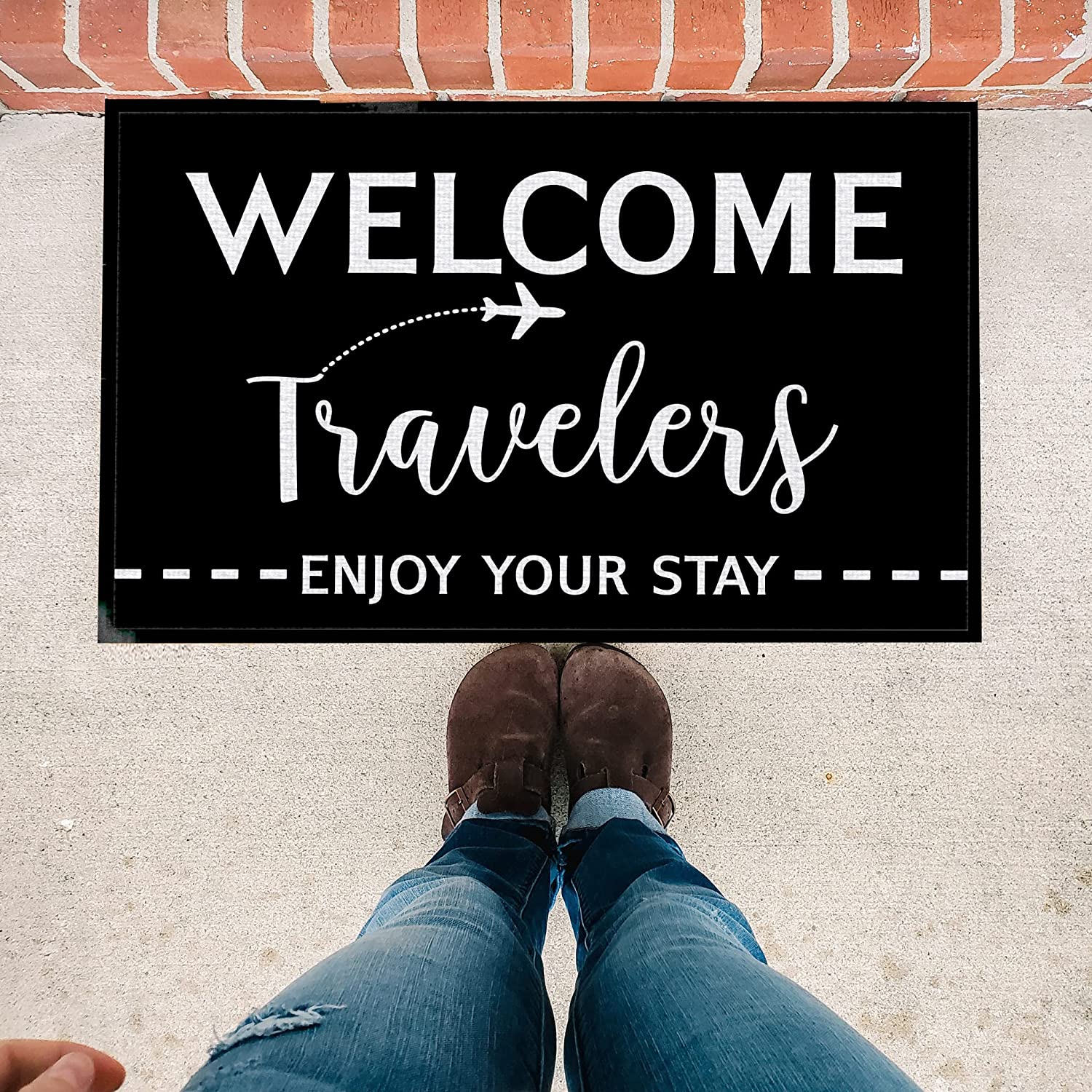 Welcome Travelers Doormat