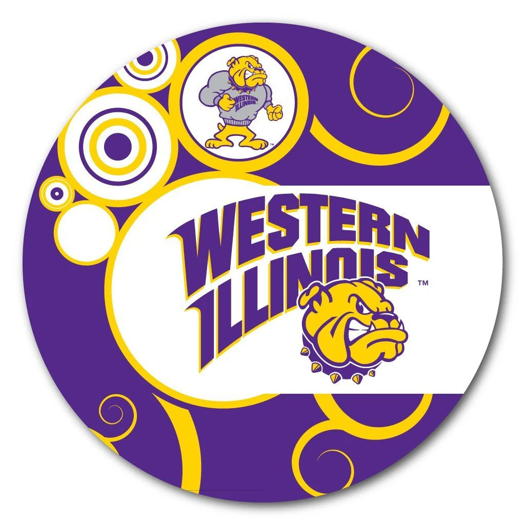 Western Illinois University Fun Designs Coaster Set of 4 - Image 4