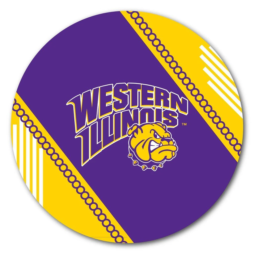 Western Illinois University Fun Designs Coaster Set of 4 - Image 5