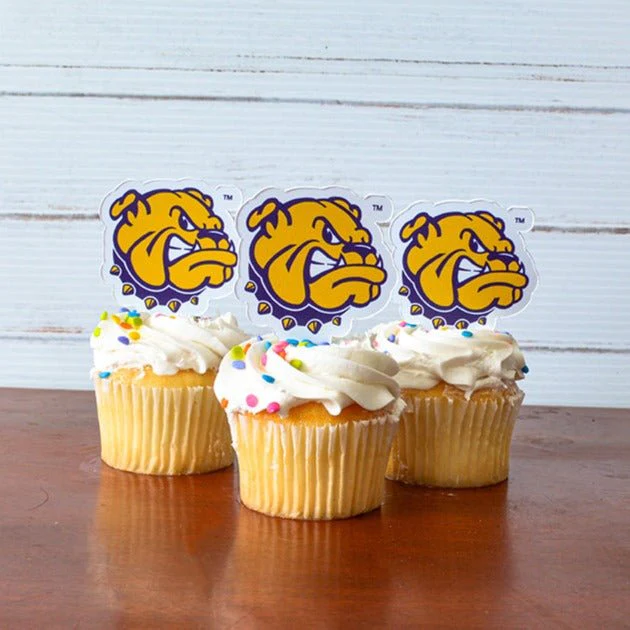 Western Illinois University Cupcake Toppers, Officially Licensed - Image 2