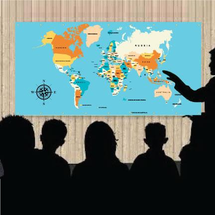 World Map Poster Banner - Image 2