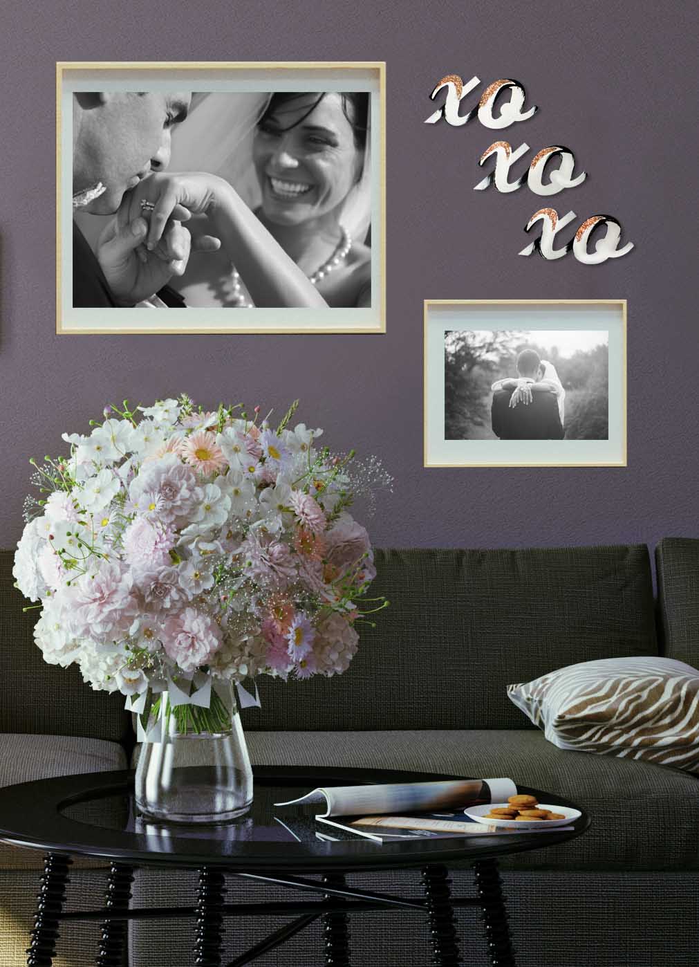 xo xo xo Hand Painted Wall Decor