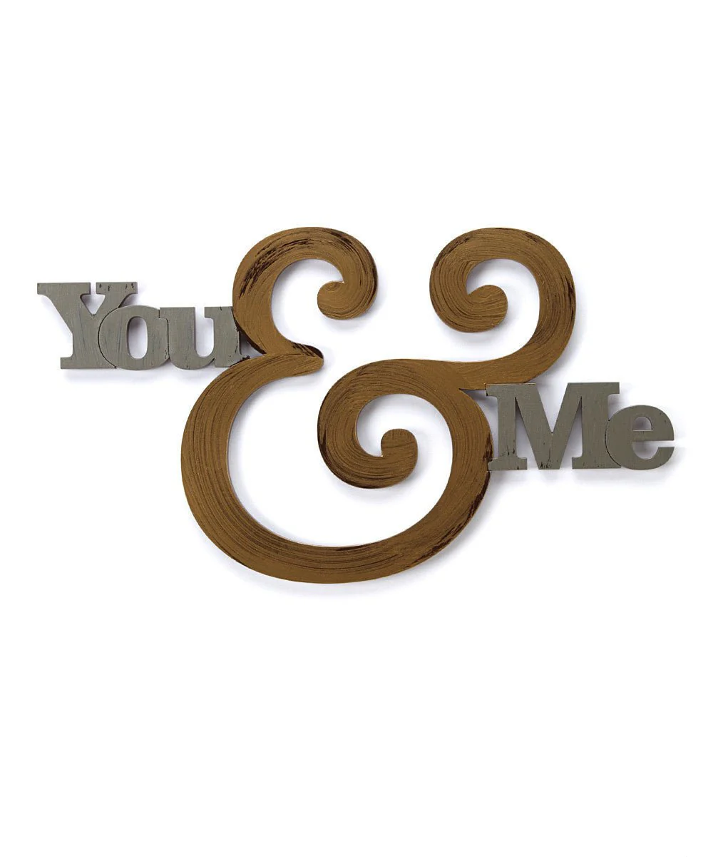 You & Me Hand Painted Wall Art - Image 2
