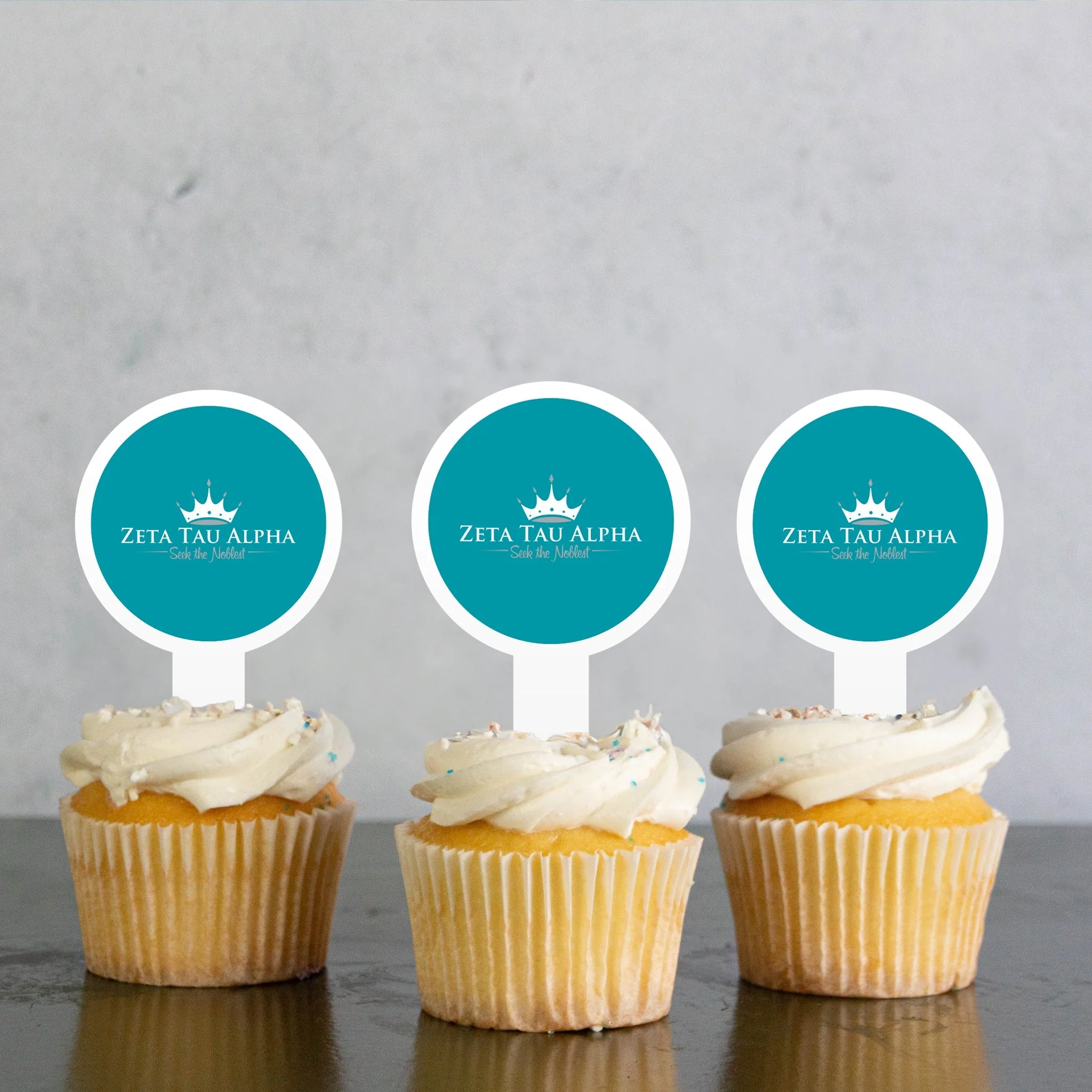 Zeta Tau Alpha Cupcake Toppers - Image 4