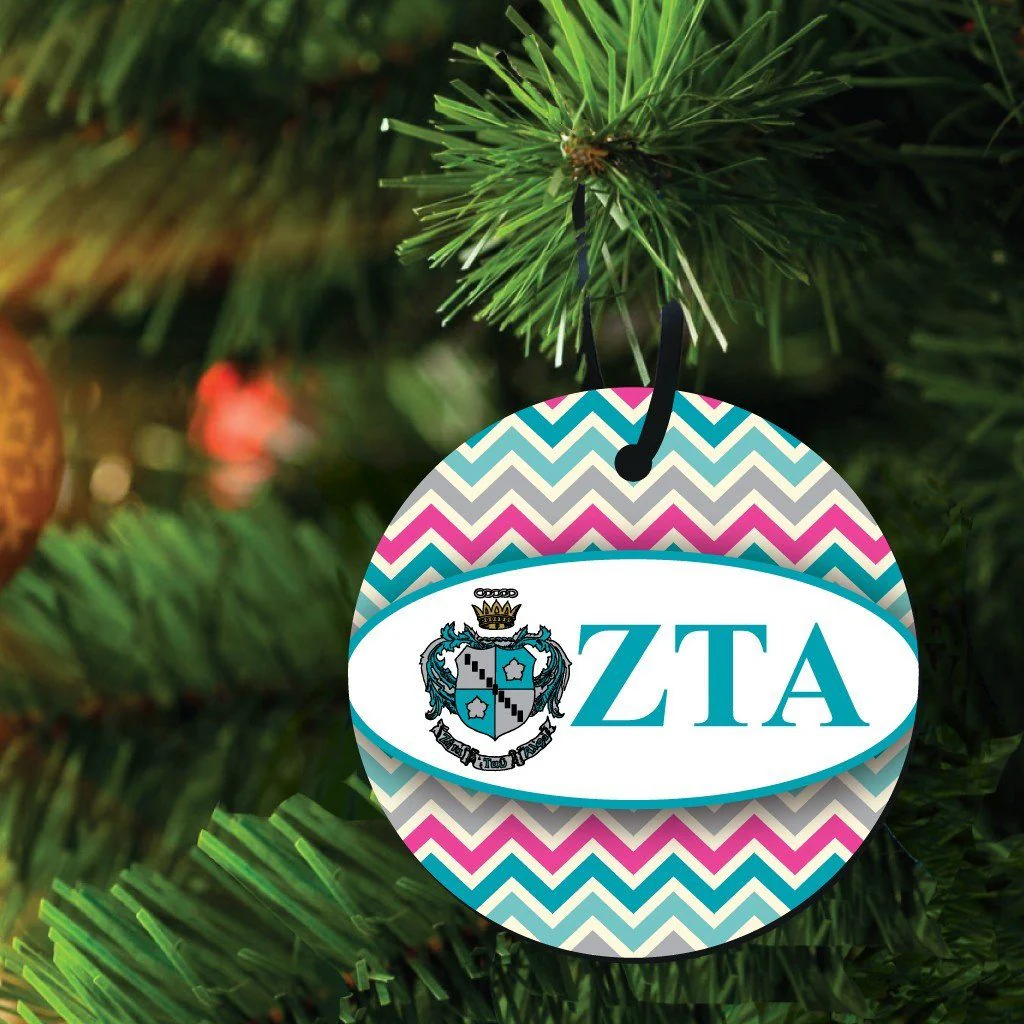 Zeta Tau Alpha Ornament Set of 3 Shapes - Image 3